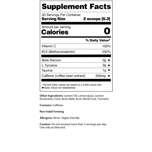 2 promix 6 67oz pre workout lemon tingle free packaging supplement facts 1000x 688b97ae 7108 4efa b158 87df814fb561