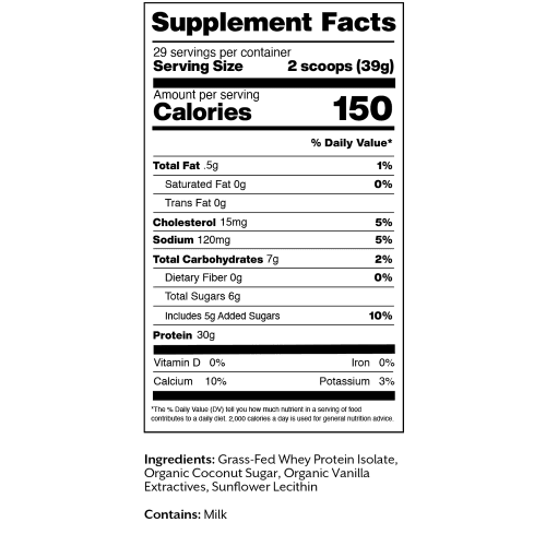 3 promix 2 5lb grass fed whey isolate french vanilla packaging supplement facts 1000x 3ba68241 60d8 4428 b912 0d55590f6e32