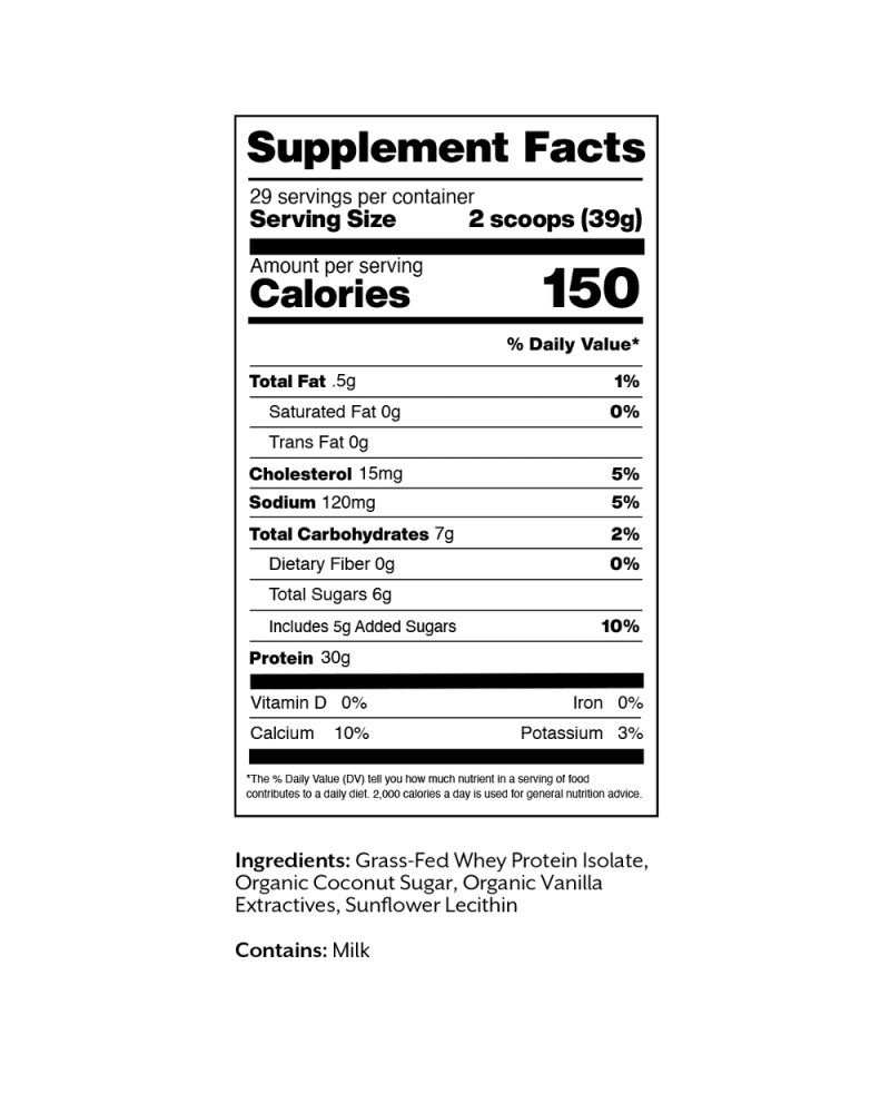 3 promix 2 5lb grass fed whey isolate french vanilla packaging supplement facts 1000x 3ba68241 60d8 4428 b912 0d55590f6e32