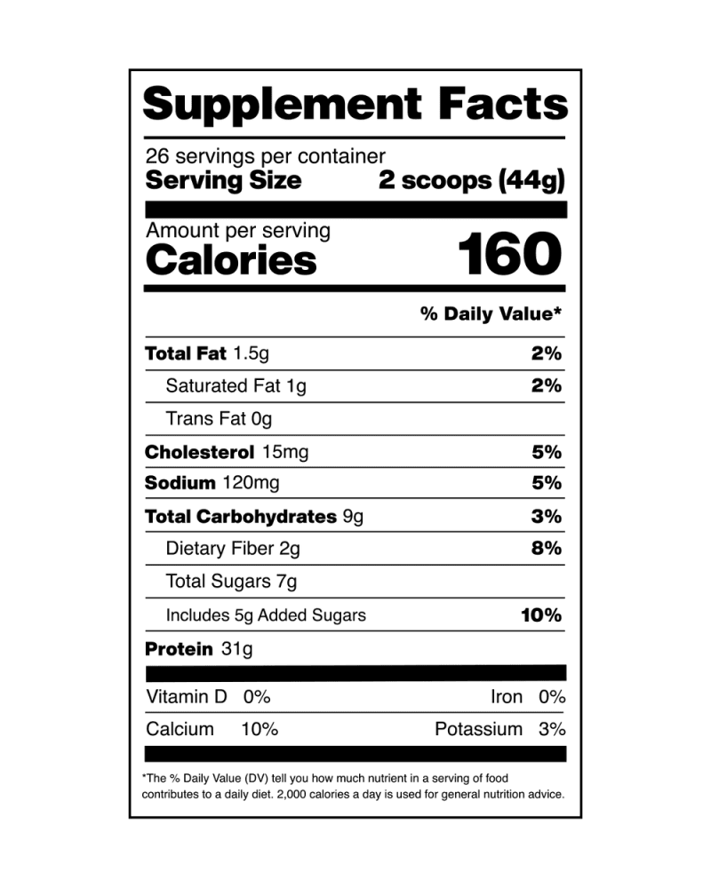 promix whey isolate choc